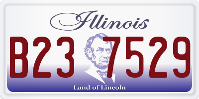 IL license plate B237529
