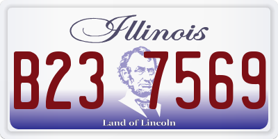 IL license plate B237569