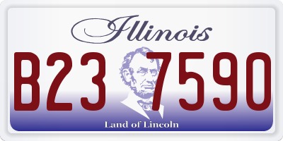 IL license plate B237590