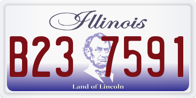 IL license plate B237591
