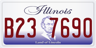 IL license plate B237690