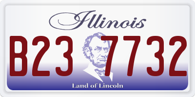 IL license plate B237732