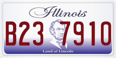 IL license plate B237910
