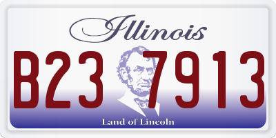 IL license plate B237913
