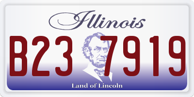 IL license plate B237919