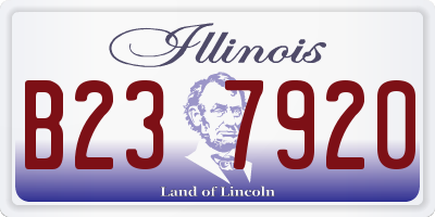IL license plate B237920