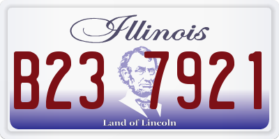IL license plate B237921