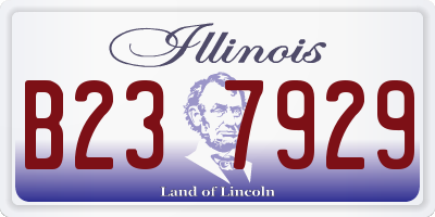 IL license plate B237929