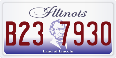 IL license plate B237930