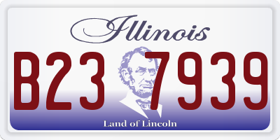 IL license plate B237939