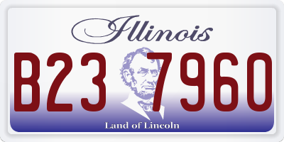 IL license plate B237960