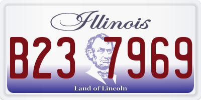 IL license plate B237969