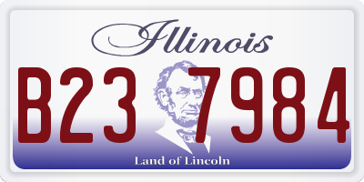 IL license plate B237984