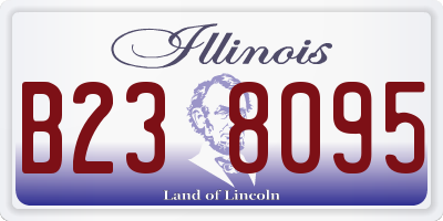 IL license plate B238095