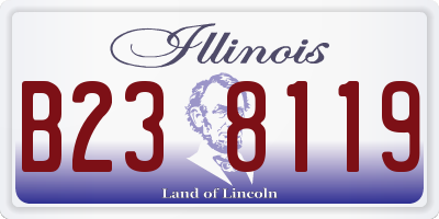 IL license plate B238119