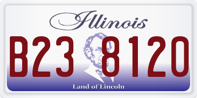 IL license plate B238120