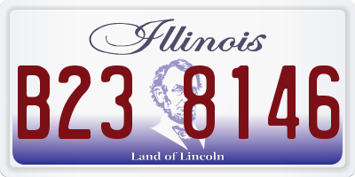 IL license plate B238146