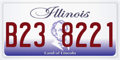 IL license plate B238221