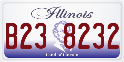 IL license plate B238232