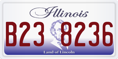 IL license plate B238236