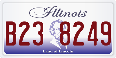 IL license plate B238249