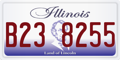 IL license plate B238255