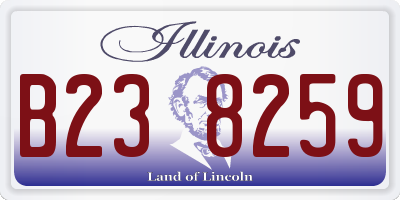 IL license plate B238259