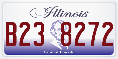 IL license plate B238272