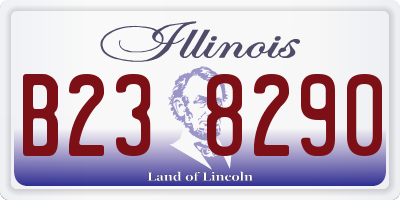 IL license plate B238290