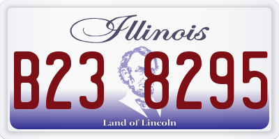 IL license plate B238295