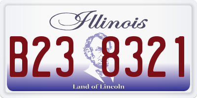 IL license plate B238321