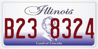 IL license plate B238324