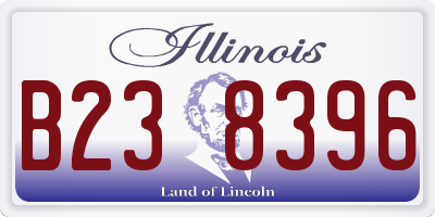 IL license plate B238396