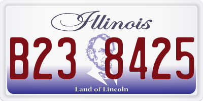 IL license plate B238425