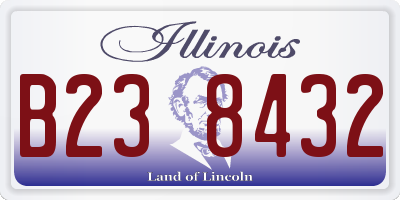IL license plate B238432