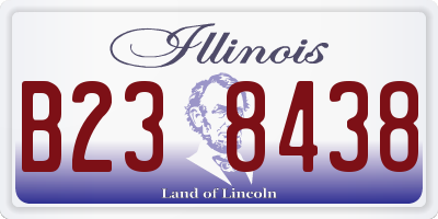 IL license plate B238438