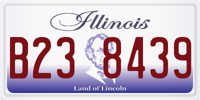 IL license plate B238439