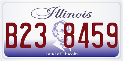 IL license plate B238459