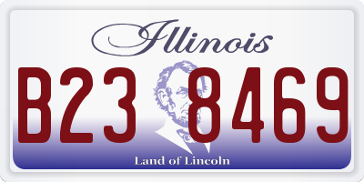 IL license plate B238469