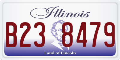 IL license plate B238479