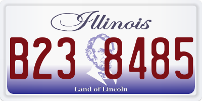 IL license plate B238485