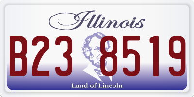 IL license plate B238519