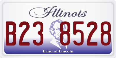 IL license plate B238528