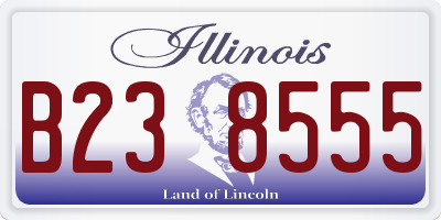 IL license plate B238555