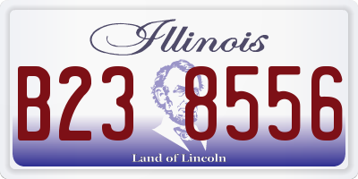 IL license plate B238556