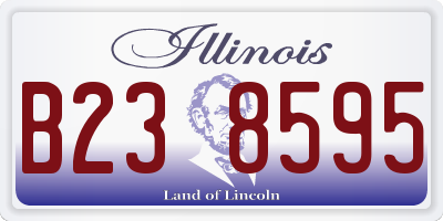 IL license plate B238595