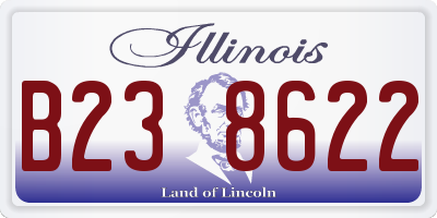 IL license plate B238622