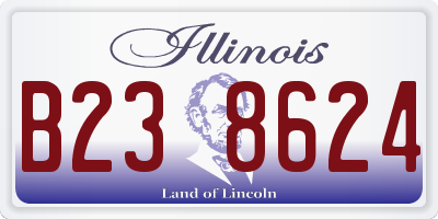 IL license plate B238624