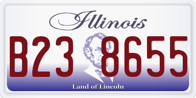 IL license plate B238655