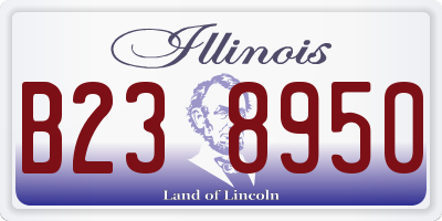 IL license plate B238950